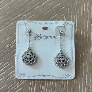 Brighton - Rose Diamond, Silver Dangle Earrings